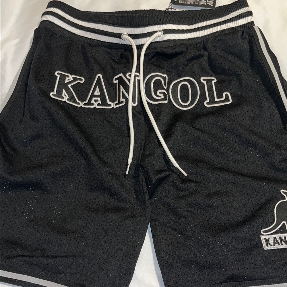 Kangol Black Athletic Men's Shorts